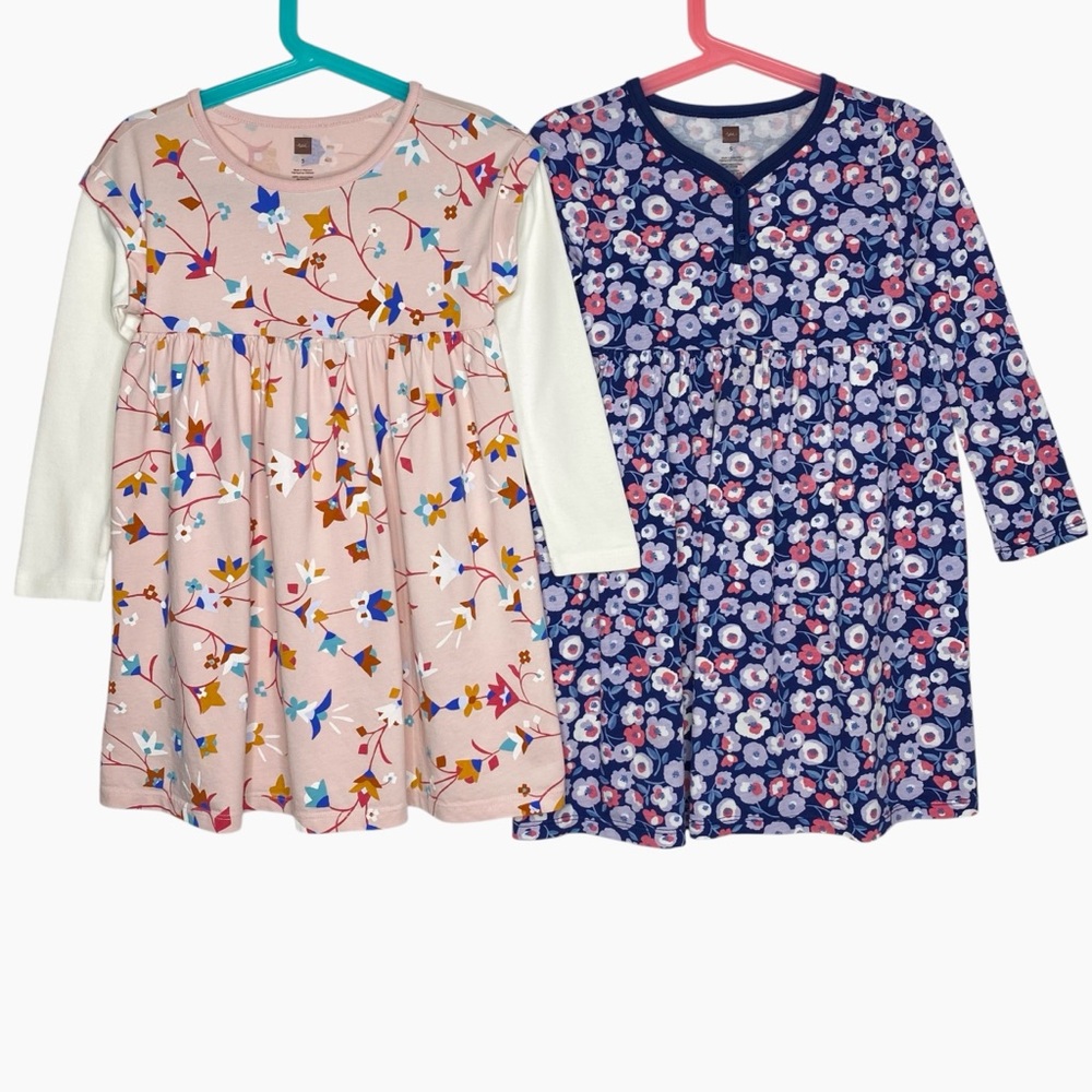 Tea Collection Floral Dress Bundle size 5